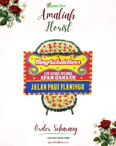 Bunga Papan Congratulation di Drangong